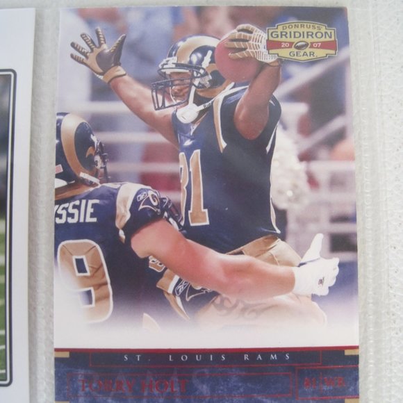 Lot of 6 LOS ANGELES & ST LOUIS RAMS Player Cards - Picture 11 of 12